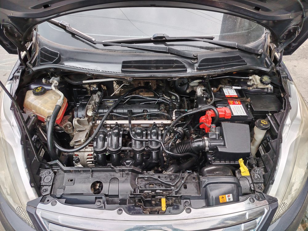 Motor después del lavado Newash (segundo vehículo)