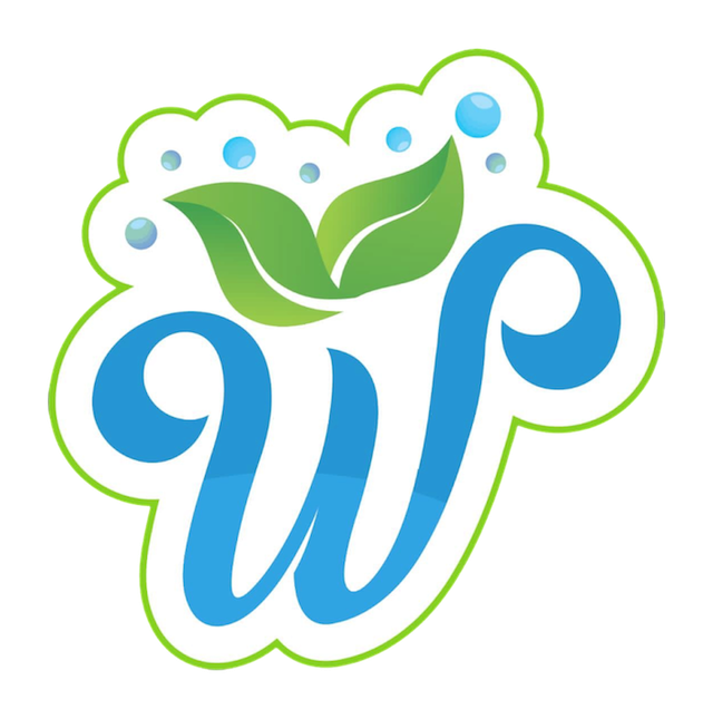 Isotipo de Newash: hoja verde y gota de agua